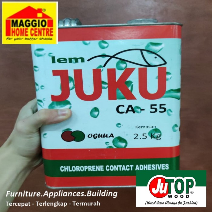 

Lem Juku - Lem Serbaguna - Lem Kuning CA 55 2,5kg - JUTOP