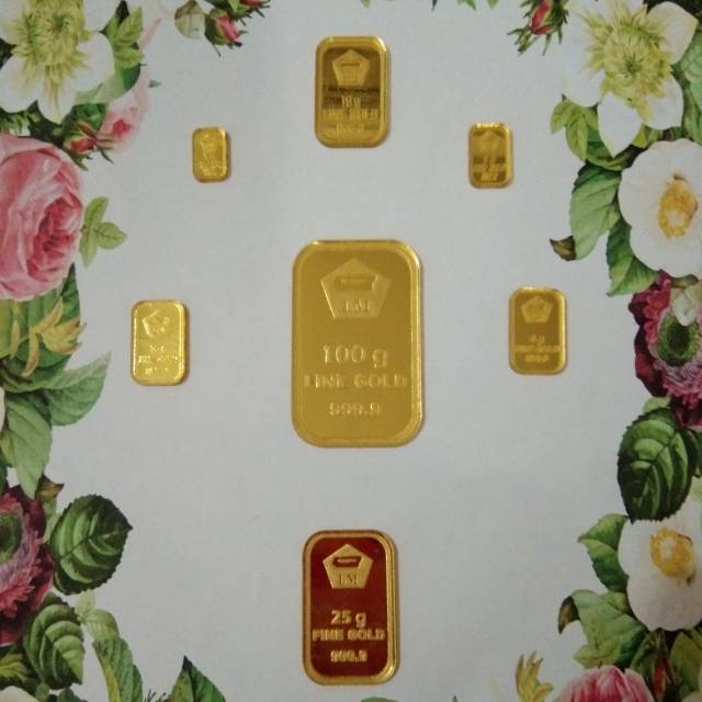 Emas batangan replika fine gold 100gr