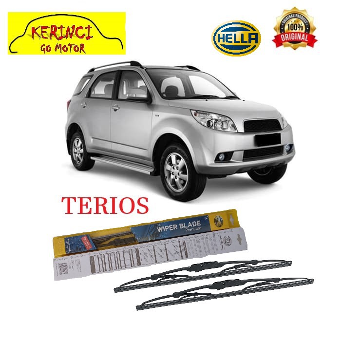 WIPER DAIHATSU TERIOS HELLA PREMIUM 18&quot; &amp; 21&quot; - WIPER HELLA SEPASANG