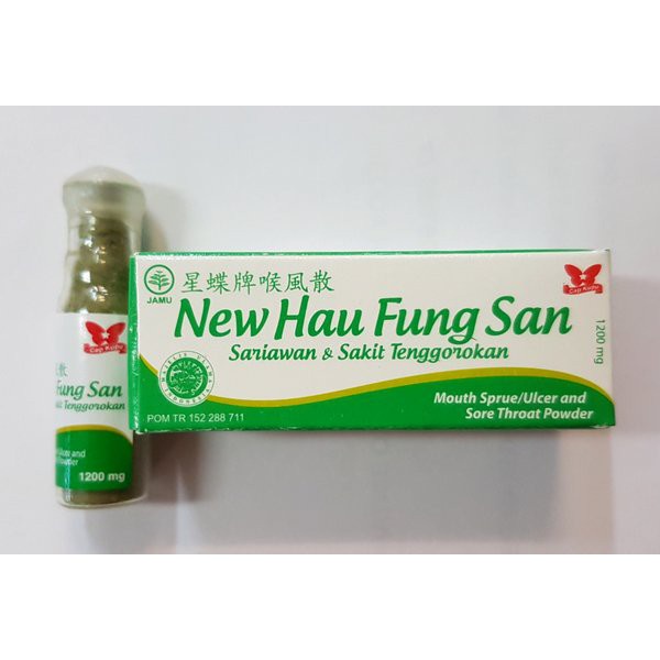 NEW HAU FUNG SAN - Obat Sariawan Sakit Tenggorokan Obat Herbal