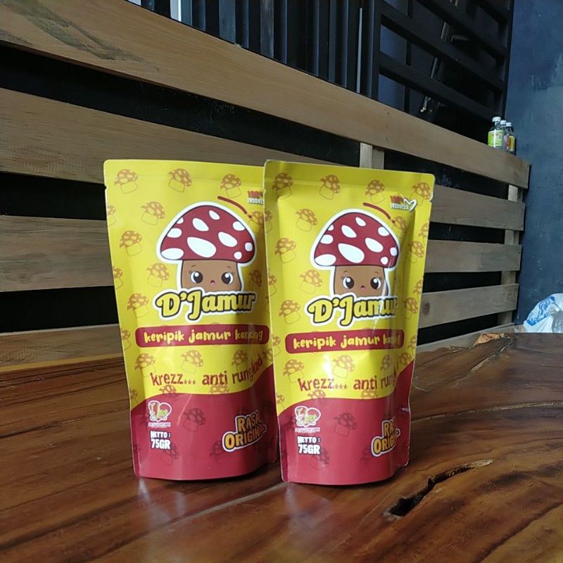 

D'Jamur keripik jamur kancing