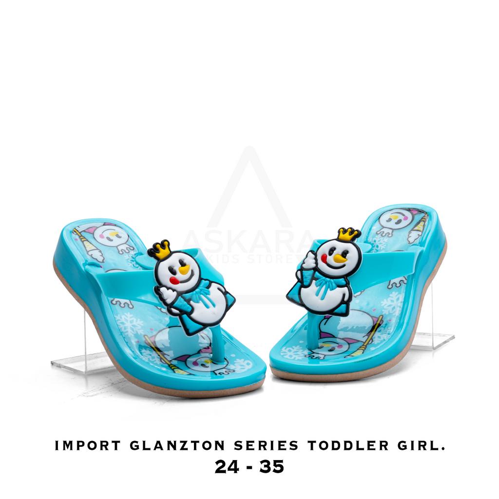 Askara - Sandal jepit anak perempuan mixue glanzton import 2 - 8 tahun