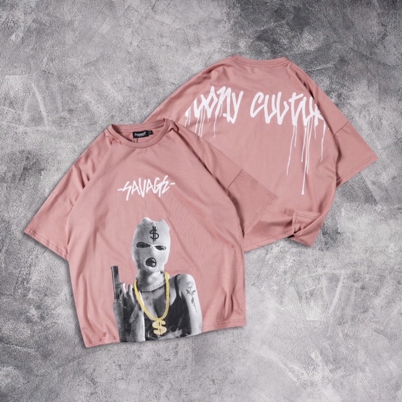 Kaos Oversize Distro Motif Savage