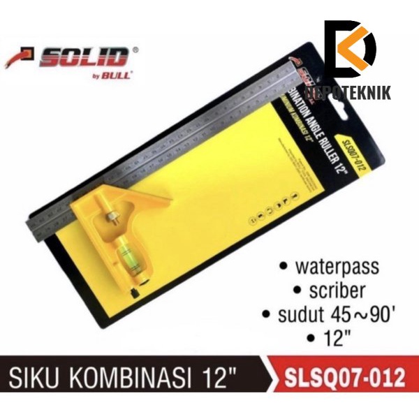 

Siku kombinasi kuning 12 SOLID SLSQ07-012 tukang waterpas sebaguna - depoteknik