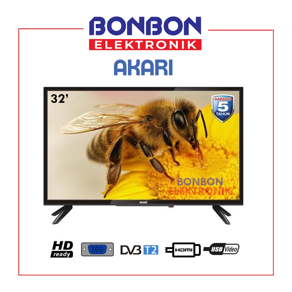 Akari LED DIGITAL TV 32 Inch LE-32V99T2 / 32V99T2