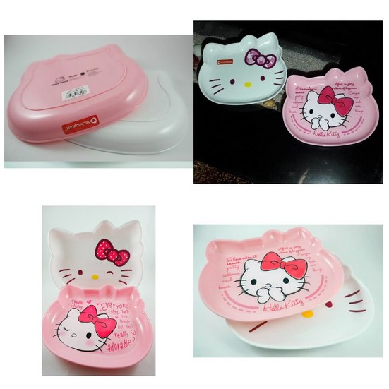 Piring Makan Piring Kue Cake Plate Hello Kitty 7&quot;