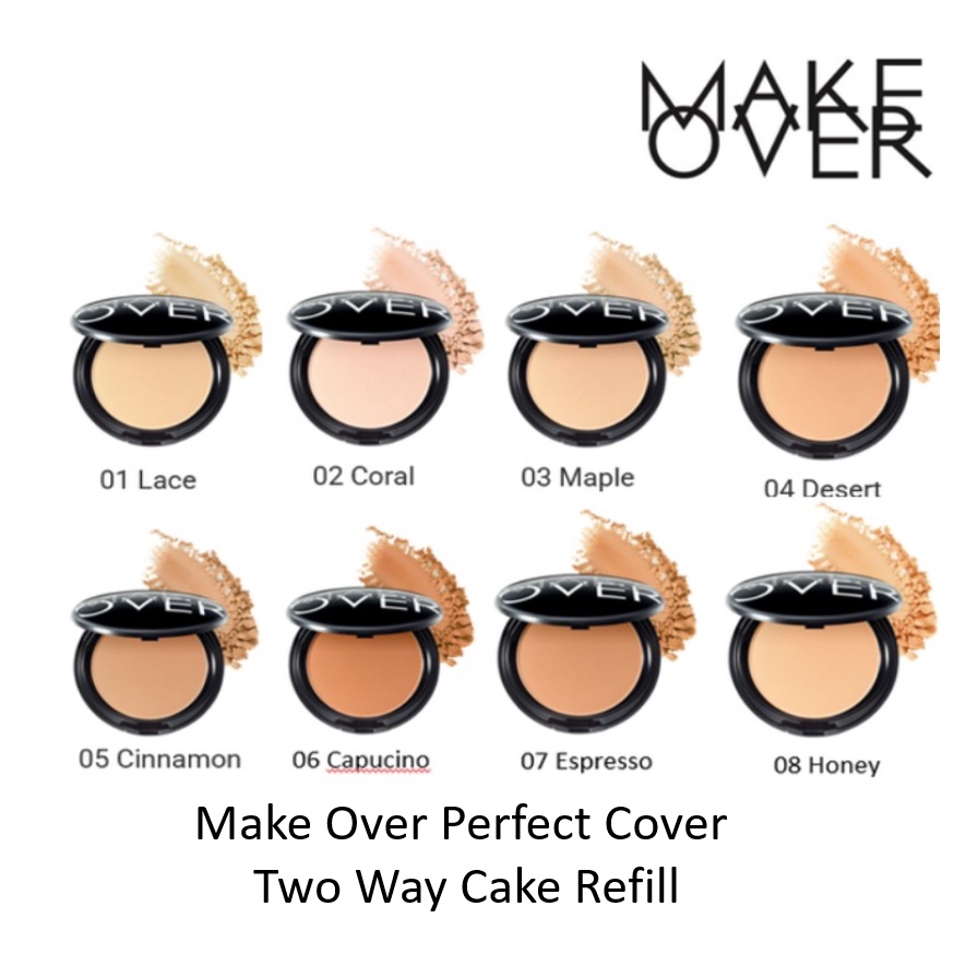 ☘️Yuri Kosmetik☘️ Make Over Refill Perfect Cover Two way cake / Refill Compact / EXP 2025