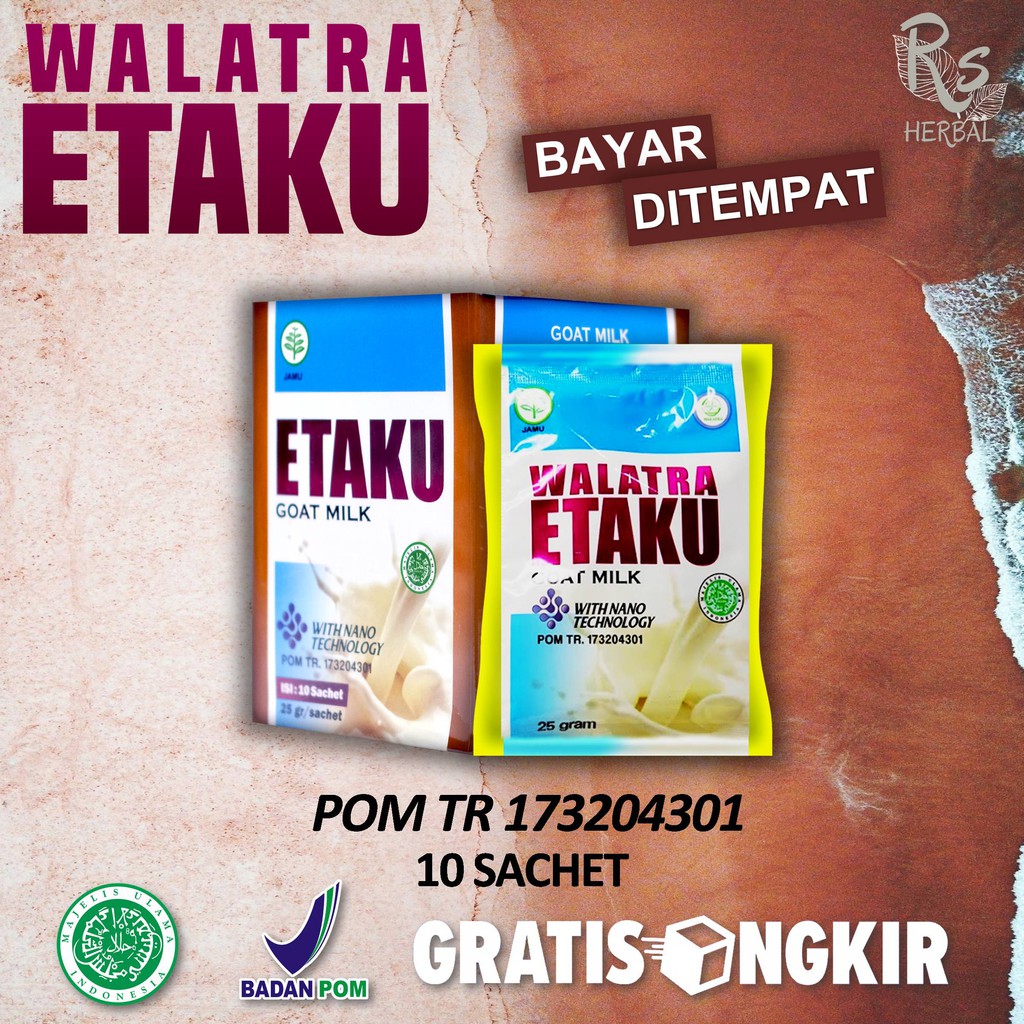 

Walatra Etaku Susu Kambing Etawa Asli Original With Nano Technologi