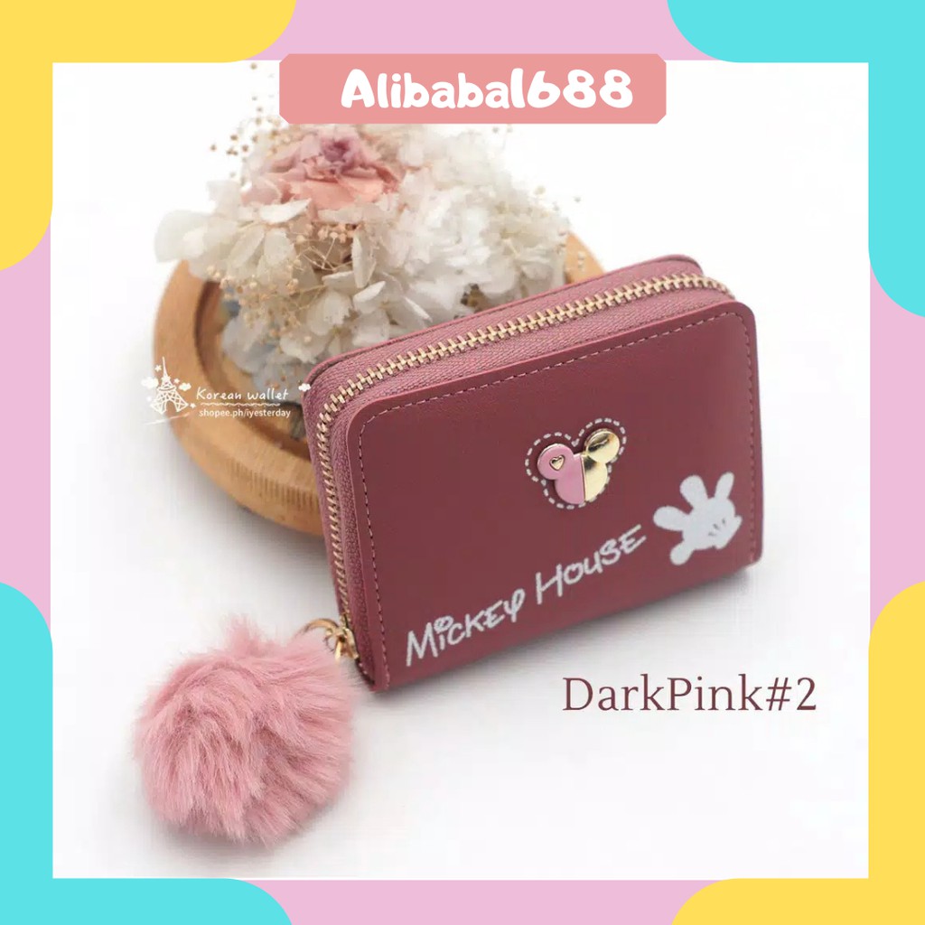 *ALIBABA1688* DOMPET WANITA D25+POM2 KOREAN FASHION TRENDY FASHION WALLET