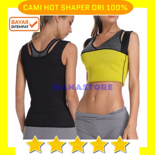 [TERLARIS DI SHOPEE] CAMI HOT SHAPER / HOT SHAPER SLIMMING VEST ROMPI PEMBAKAR LEMAK