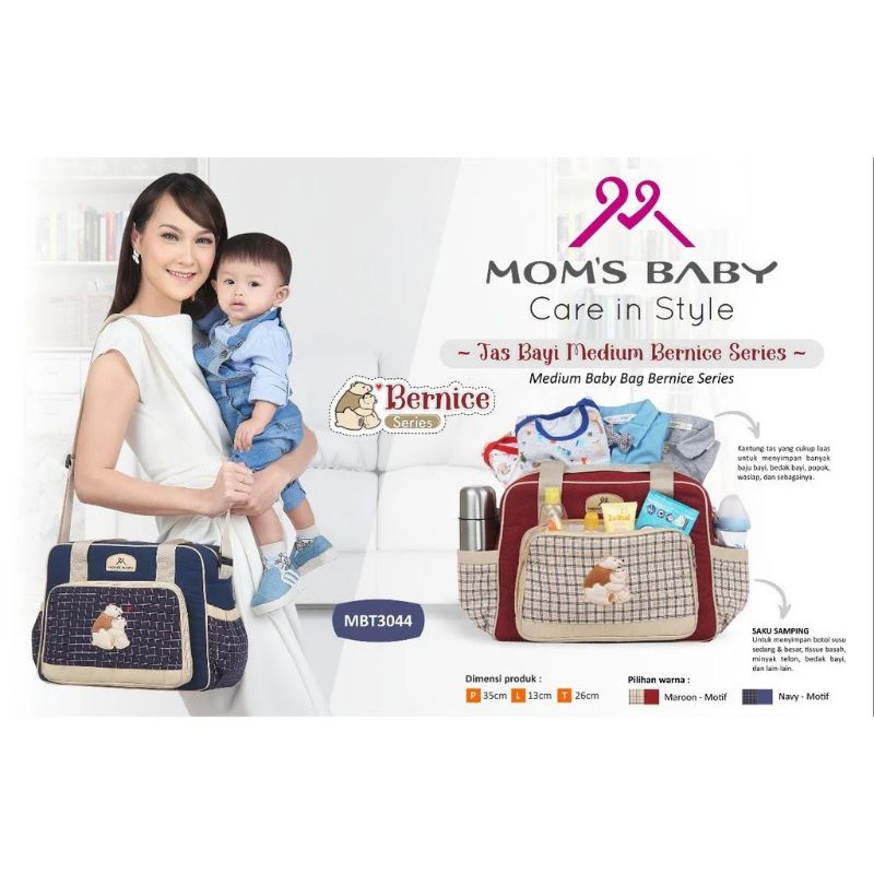 Mom 's Baby Medium Bernice Series Baby Bag - Mbt 3044