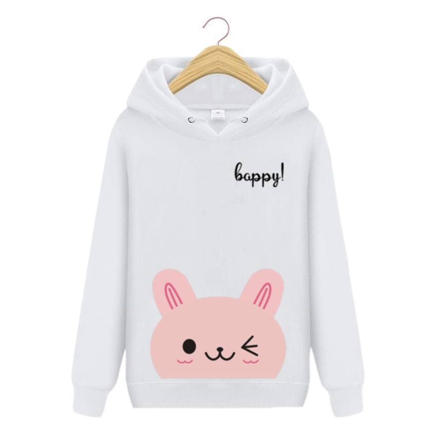 Bess - Sweater Hoodie Wanita / Sweater Hoodie Murah HAPPY CAT