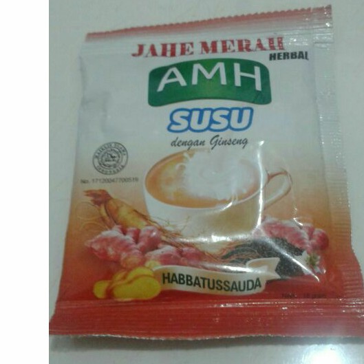 

Jahe Merah Mix AMH Susu PERSASET Habbatusauda Plus Gingseng