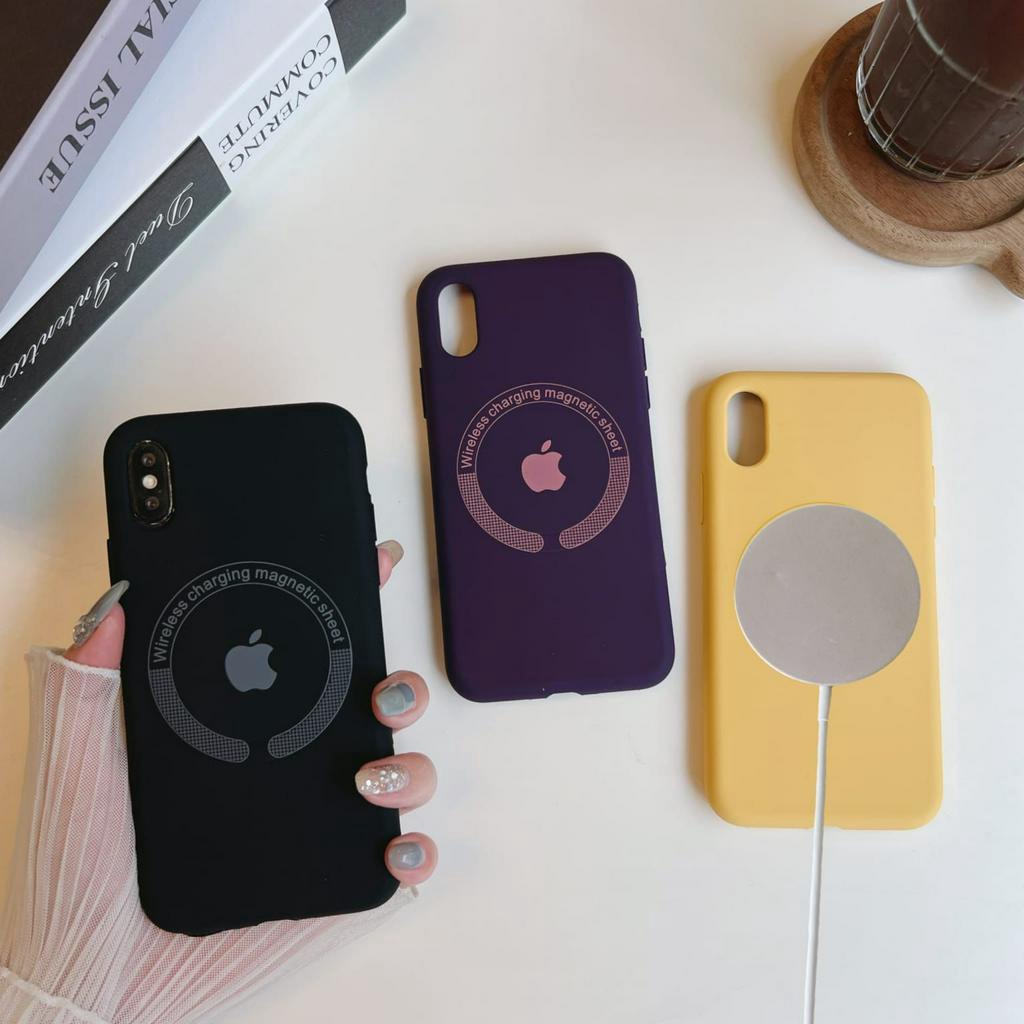 IPH X /XR / XS / XS MAX Softcase Magsafe Silicone Hybrid