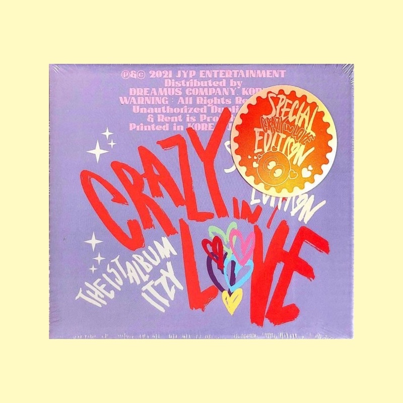 ITZY - CRAZY IN LOVE [Special Edition] PHOTOBOOK / JEWEL CASE