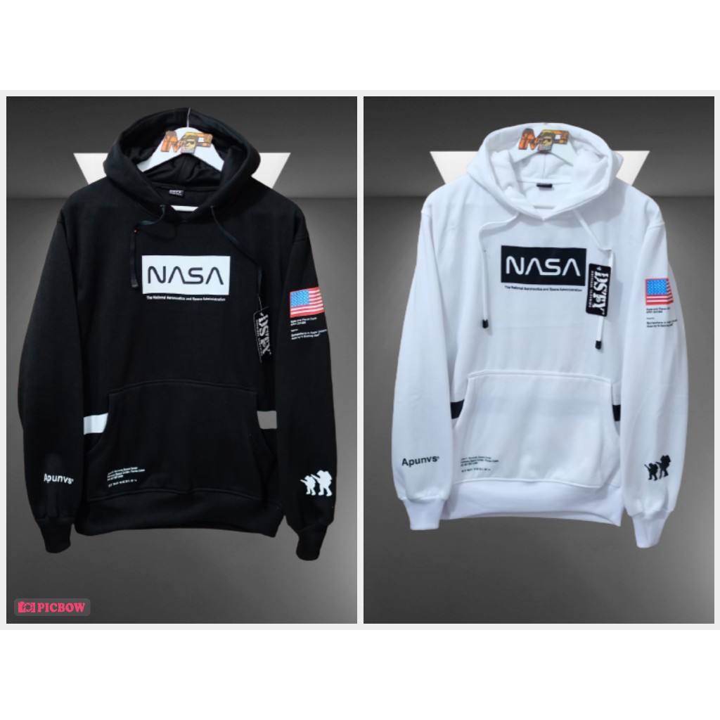 Hoodie NASA x BATHING APE bisa untuk pria/wanita