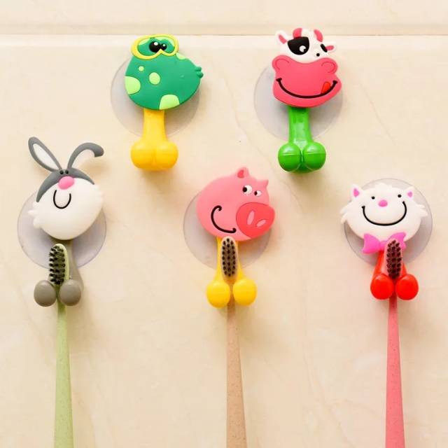 tempat sikat gigi motif cute animal / toothbrush holder