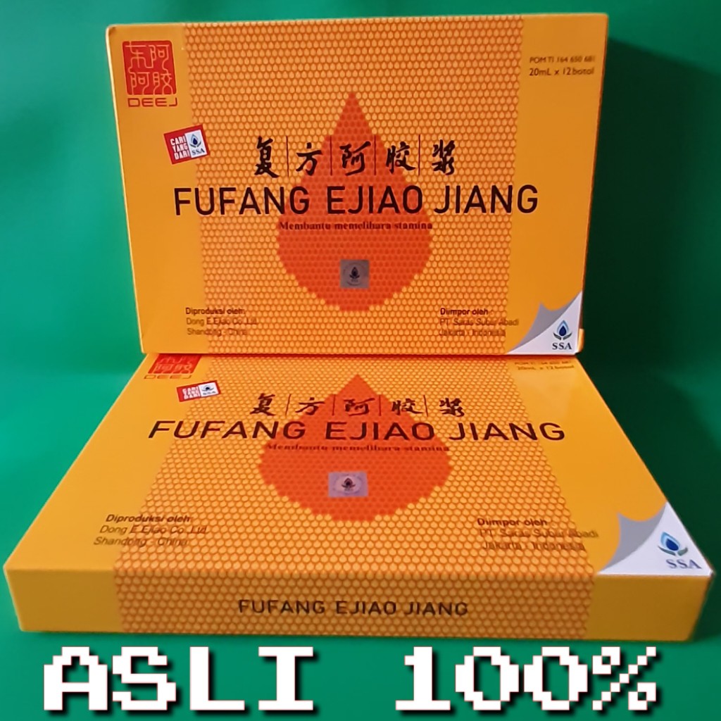Fufang Ejiao Jiang / Fufang Herbal Untuk Penambah Darah dan obat Demam berdarah (DBD)