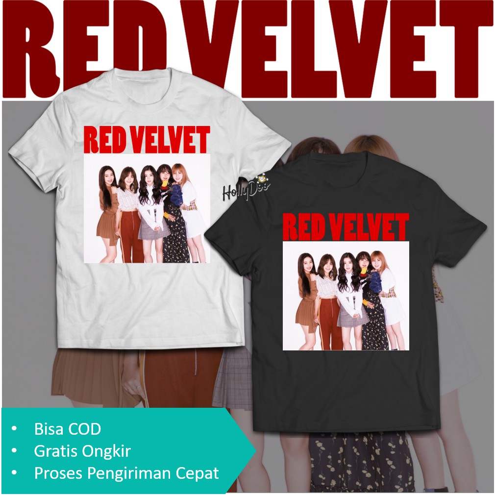 Red Velvet T-Shirt Kaos Photo Cover Irene Seulgi Wendy Joy Yeri