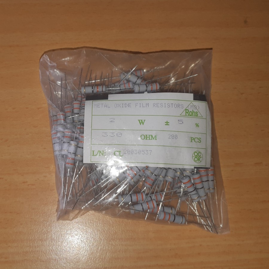 Resistor 330 ohm 2 watt 5%