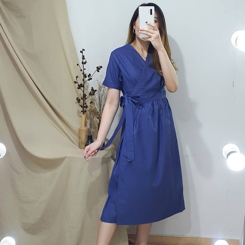 Pakaian Wanita | Dress Casual | Terusan Wanita | Autumn Kimono Dress