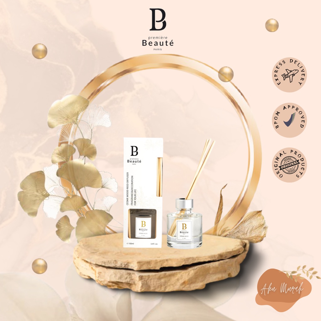 ✨ AKU MURAH ✨Premiere Beaute Aromaterapi Reed Diffuser Rattan Pengharum Ruangan