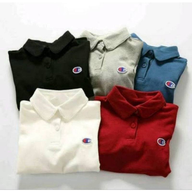 Tshirt - Polo Shirt - Kaos Polo - Kaos Kerah - Baju Kerah - Champion