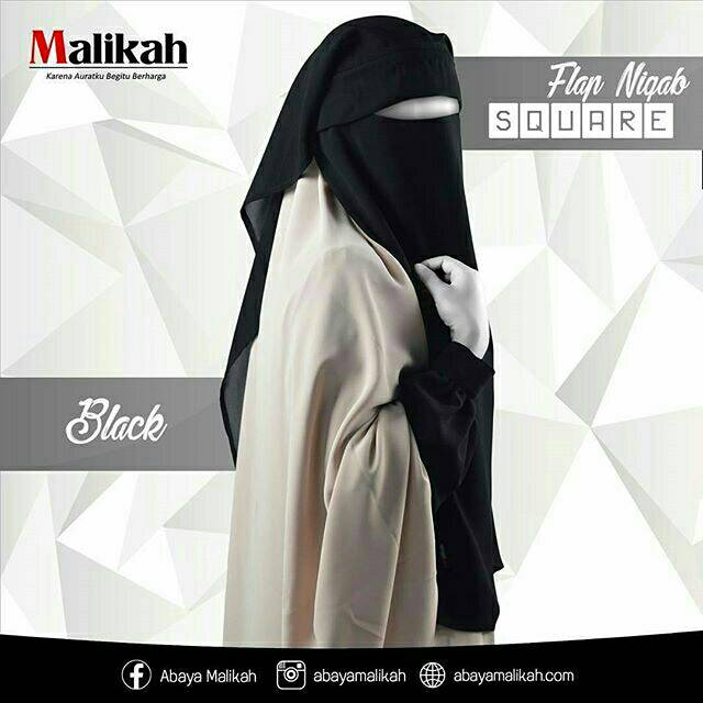 Flap niqab square malikah