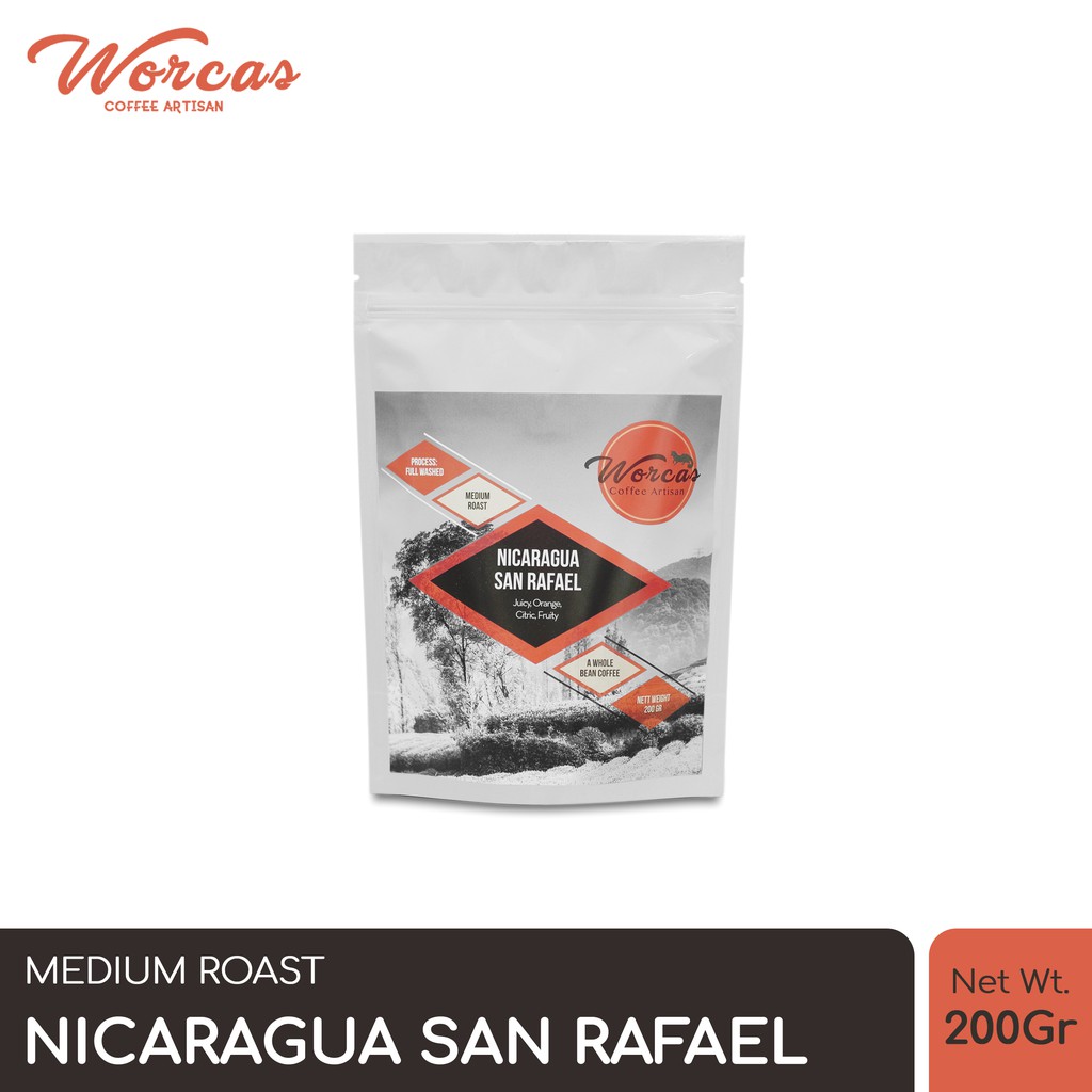 

WORCAS Kopi Arabika Nicaragua San Rafael 200 Gram - Medium Roast