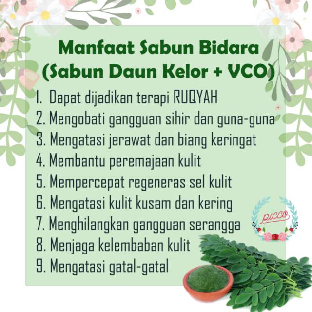 Sabun Wajah Bidara Ruqyah Vco Sabun Daun Kelor Anti Gatal Sabun Relaksasi Moringa Morenga Lembut Indonesia