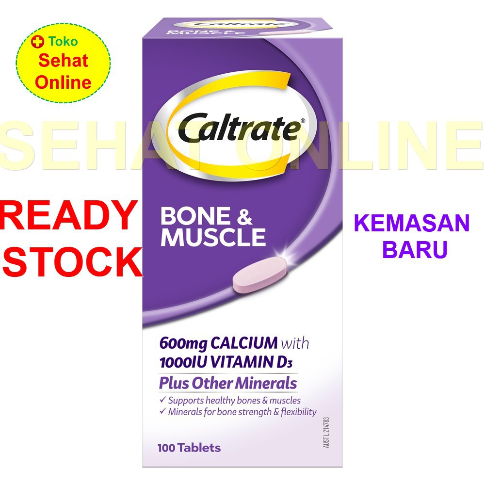 Caltrate Bone &amp; Muscle Health Plus Once A Day 1000 IU 100 Tablet