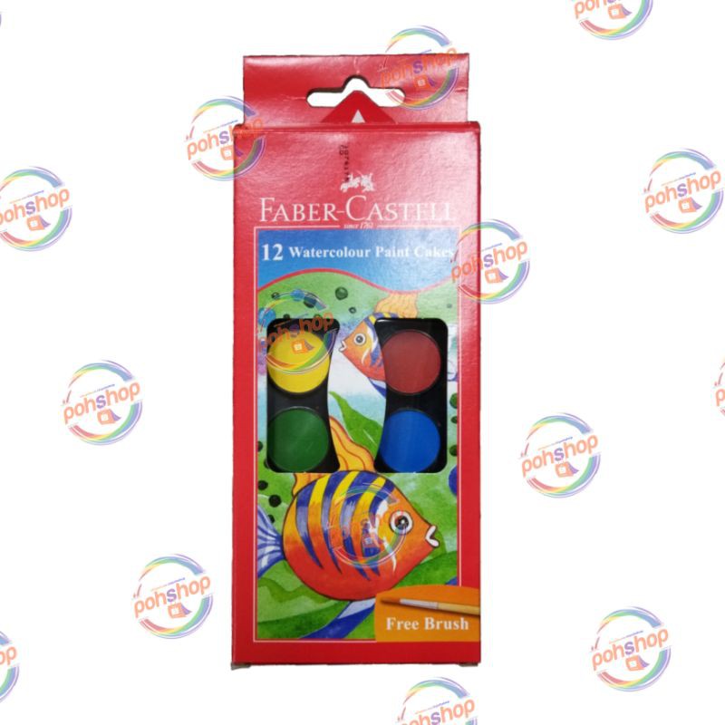 

Faber Castell Watercolour Cake 12 colours