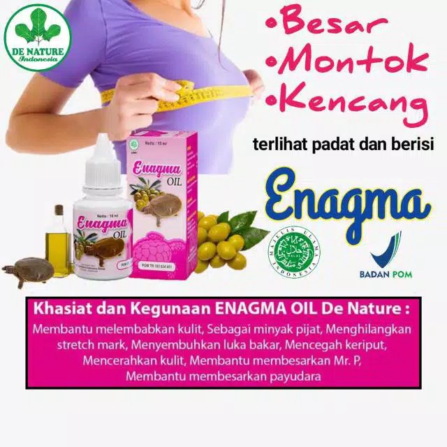 MINYAK BULUS ENAGMA DENATURE PEMBESAR PAYUDARA DAN MISTER MR. P ORIGINAL