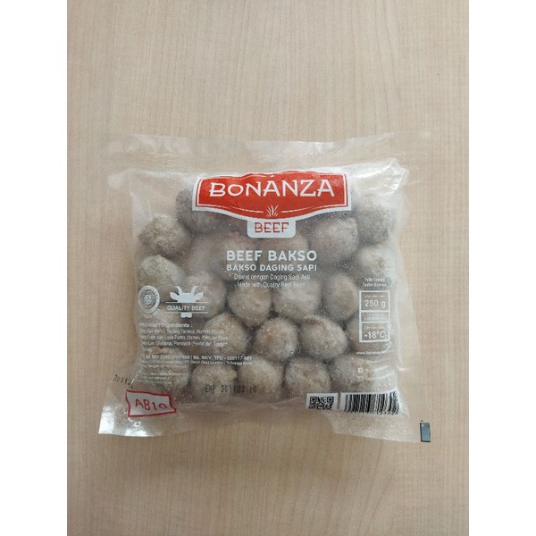 BONANZA Bakso Sapi 250gr (isi ±25 butir)