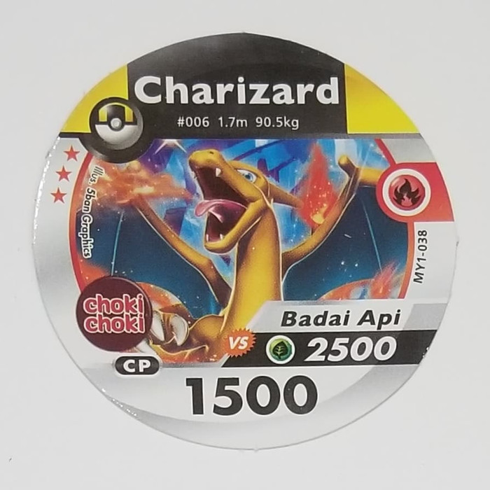 Kartu Pokemon Bulat Choki Choki Gold medallion ultra card Charizard