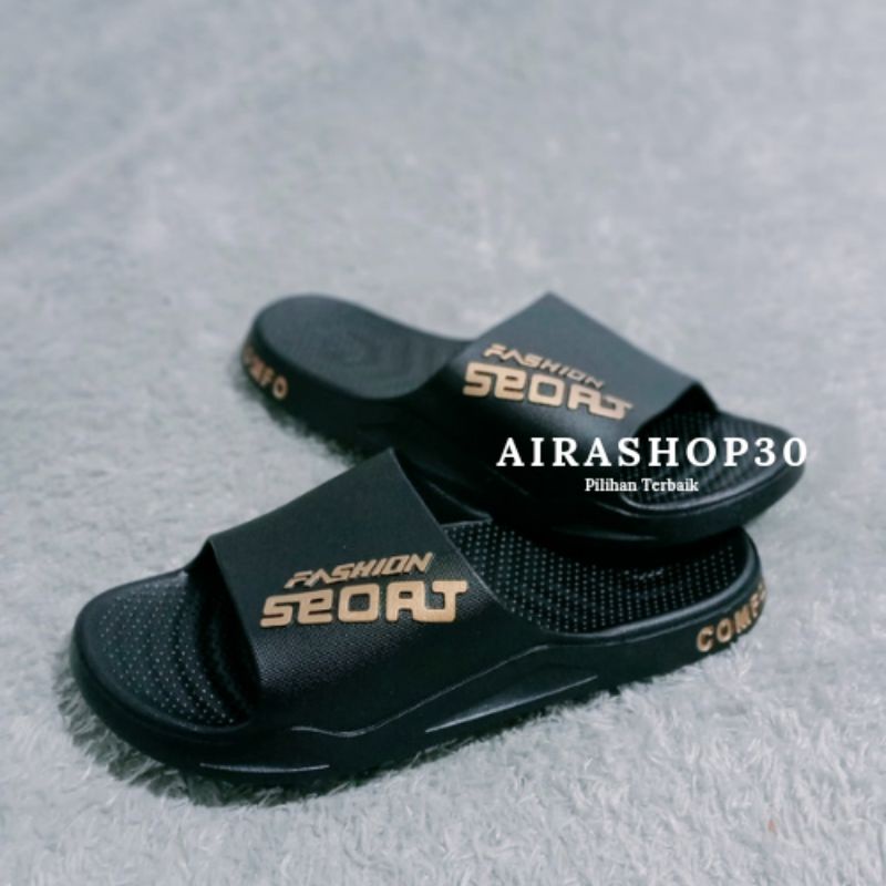 Sandal Pria Sendal Cowok Selop Cowok Sandal Slide Empuk Nyaman Anti Selip