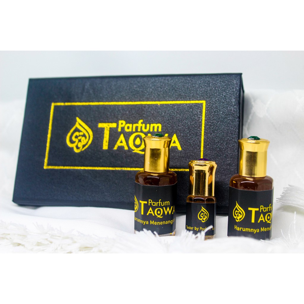 PROMO {Dapat 3 Botol + Gelang Kaukah} Minyak Kasturi Taqwa Original Parfum Arab Non Alkohol 12ml