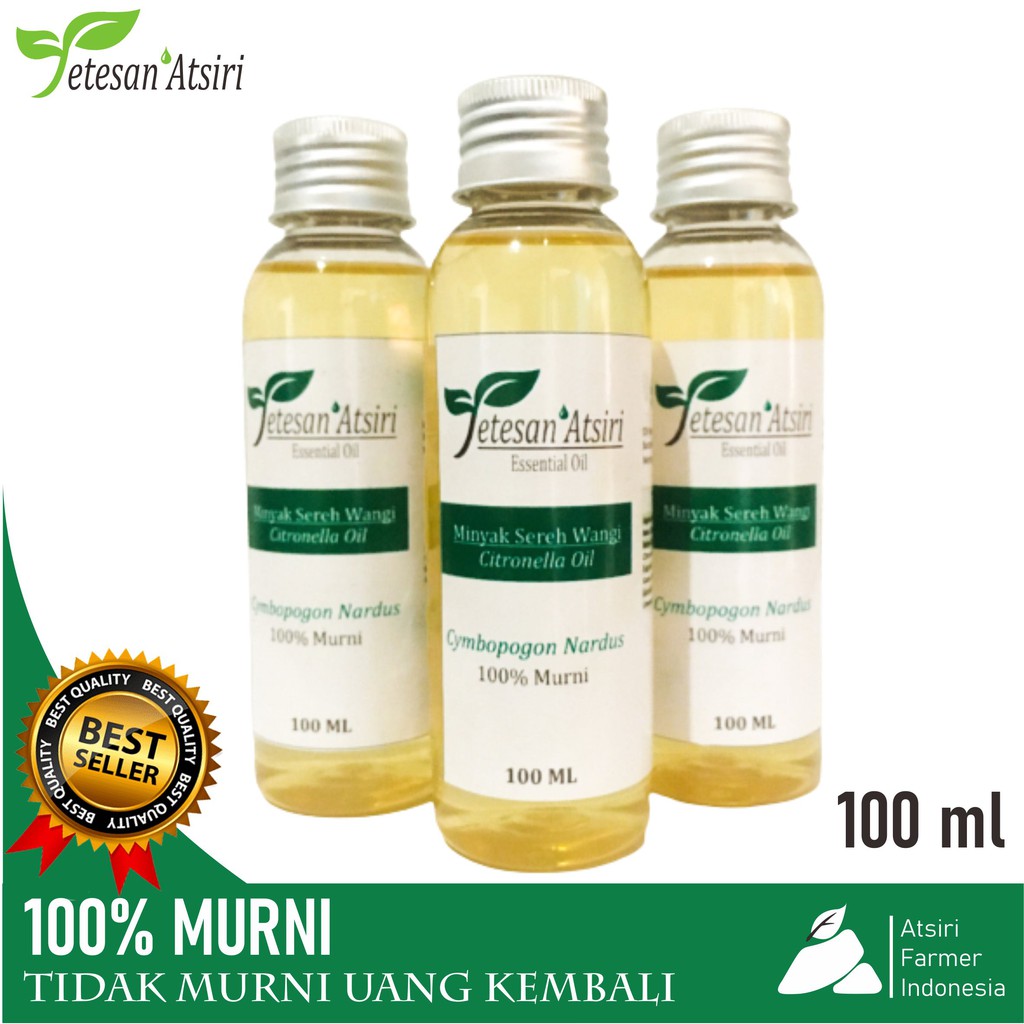 minyak atsiri sereh wangi 100 ml citronella oil 100ml minyak sereh