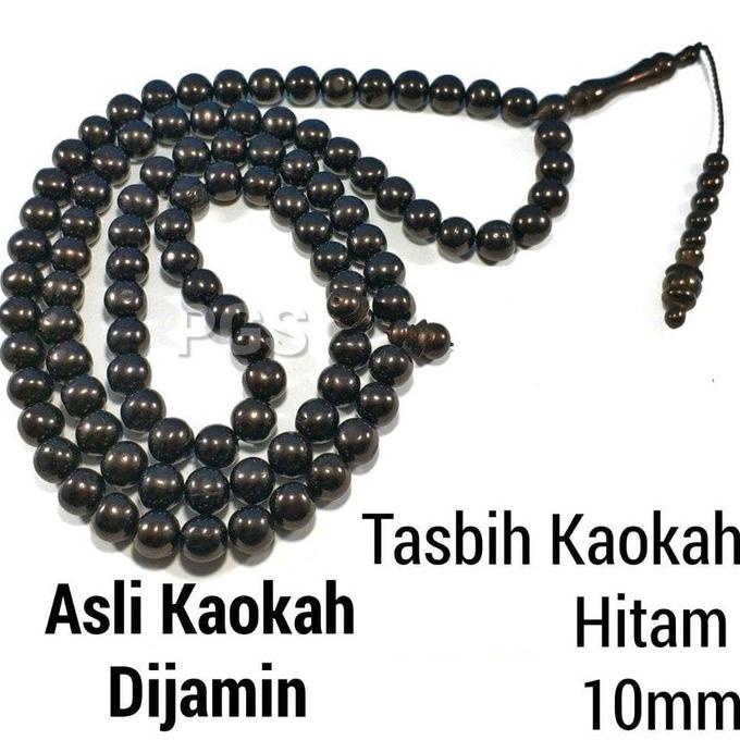 Tasbih Kayu Asli Kaokah Kokka Kaoka Kokah Hitam Asli Istanbul