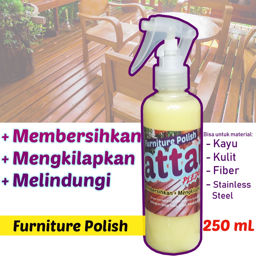 ATTAR Pledge Furniture Polish - Pembersih & Pengkilap Meubel - Kilap Kayu