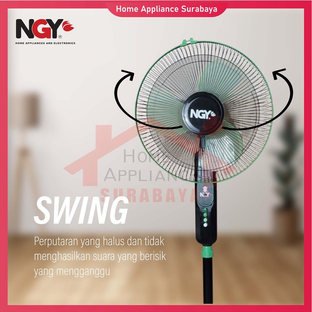 Kipas Angin Berdiri Kaki Silang / Stand Fan Nagoya 16 Inch NG-1601 SF