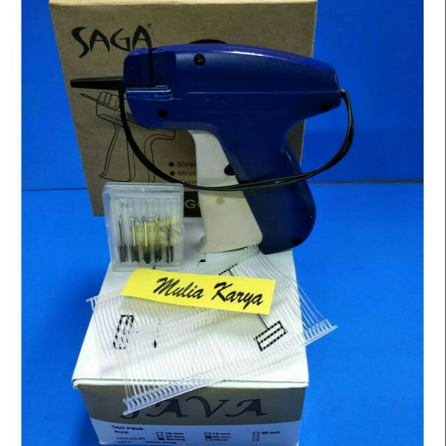 

PAKET TAG GUN SAGA + 5 Jarum + 5000 Tag pin Berkualitas