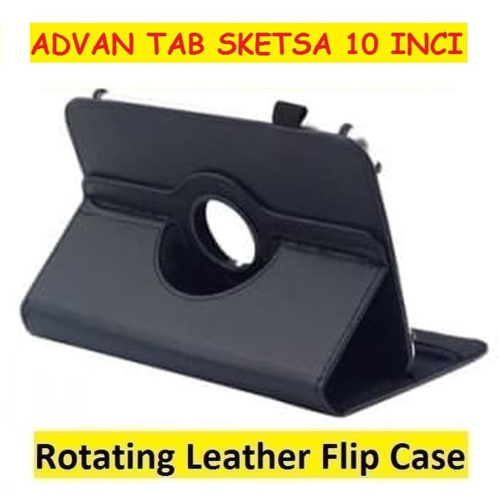 Advan Tab Sketsa 10 Inci Tablet Case Flipcover Bookcover Case Kesing Bookcover Flipcase Rotary