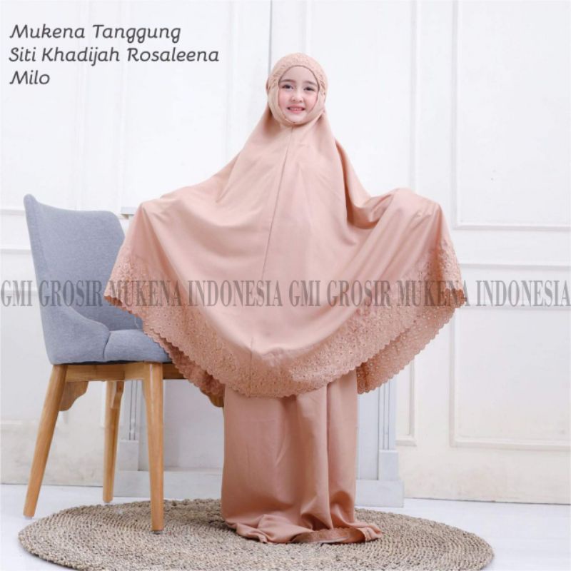 Mukena Anak Tanggung Katun Khadijah Rosaleena