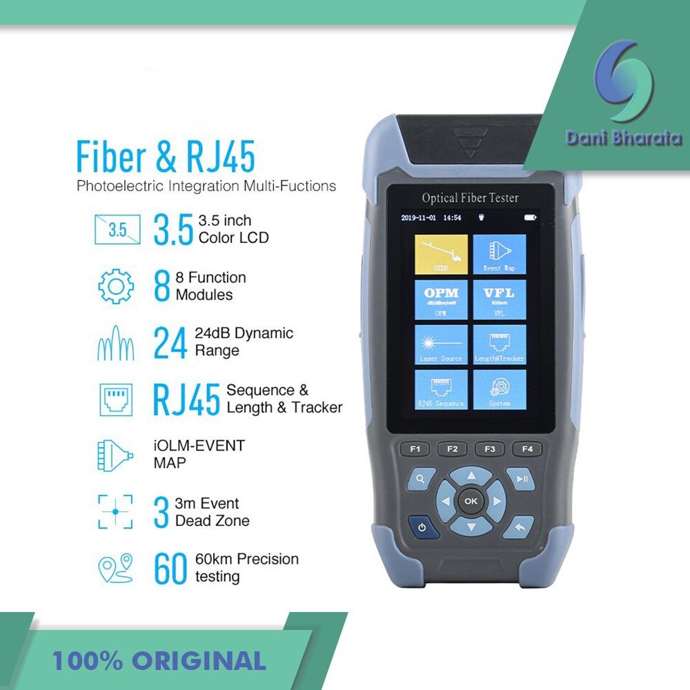 OTDR Mini Fiber Optic Smart OTDR OPM VFL OLS FTTH Toolkit FO OTDR MINI