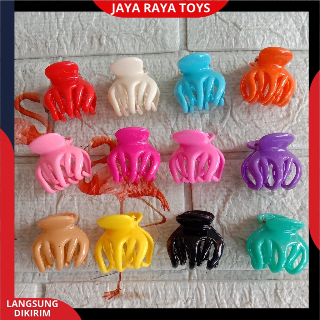 Jedai tiga jari Cakar 3 Jepit matte /Jepitan Rambut 1pc Bisa Cod