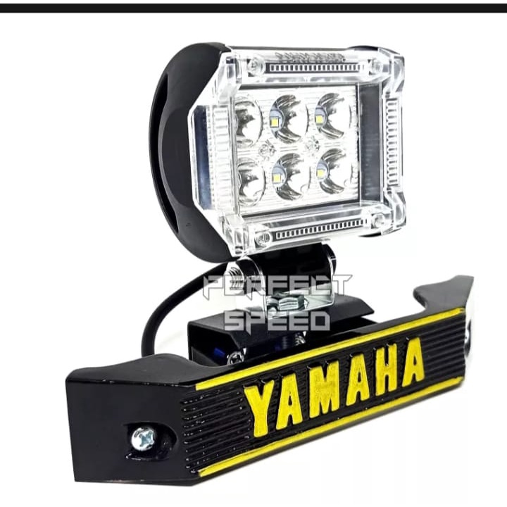 PAKET LAMPU+KUMIS YAMAHA RX-KING,RX-SPESIAL,RX SERIES LAMPU TEMBAK/LAMPU SOROT LED MODEL CR4594+KUMIS YAMAHA