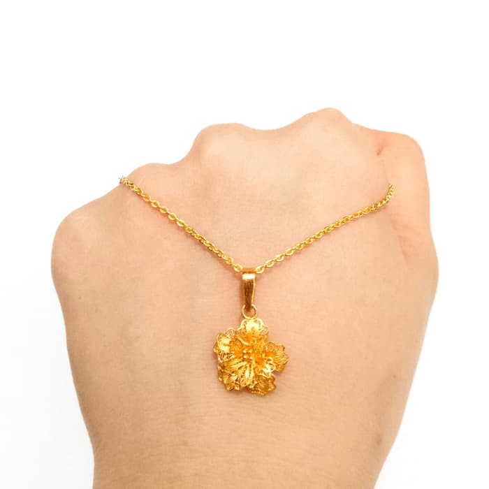 Terlaris Set Kalung Kendari elegant emas asli Keren