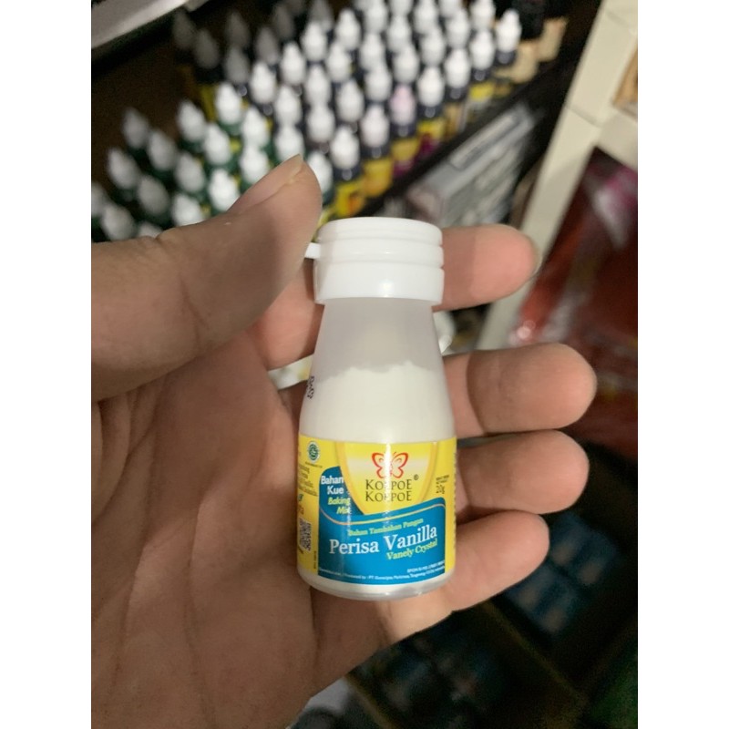 

koepoe kupu perisa vanilla vanili crystal vanely bubuk 20gr
