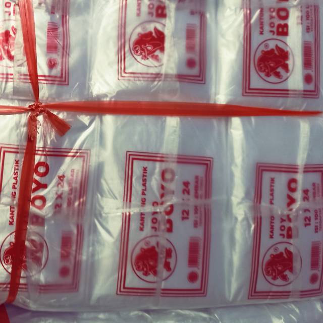 Kantong Plastik Boyo 12x24 hdpe